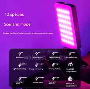 Rgb Led Photography Lighting Video Light Magnetic Led Camera