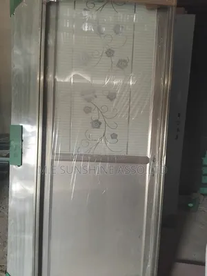 Toilet Door Golden Glass