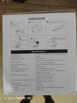 Electronic Blood Pressure Monitor Table Top
