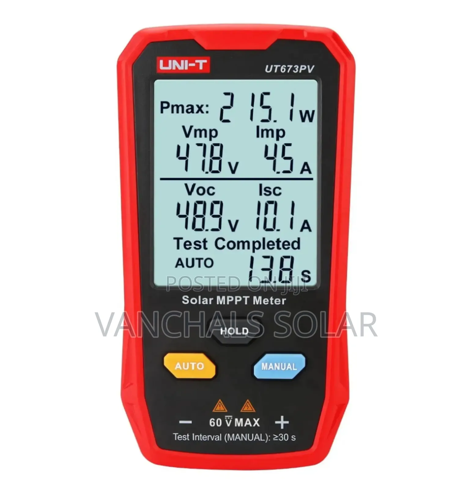 Solar Panel Meter Tester 800w
