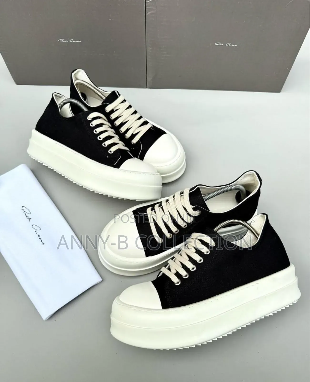Luxury Rick Owen Men Sneakers