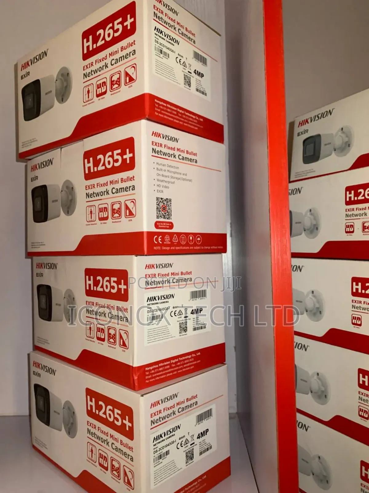 Hikvision 4mp Ds-2cd1043g0-I Ir Network Bullet Camera Poe