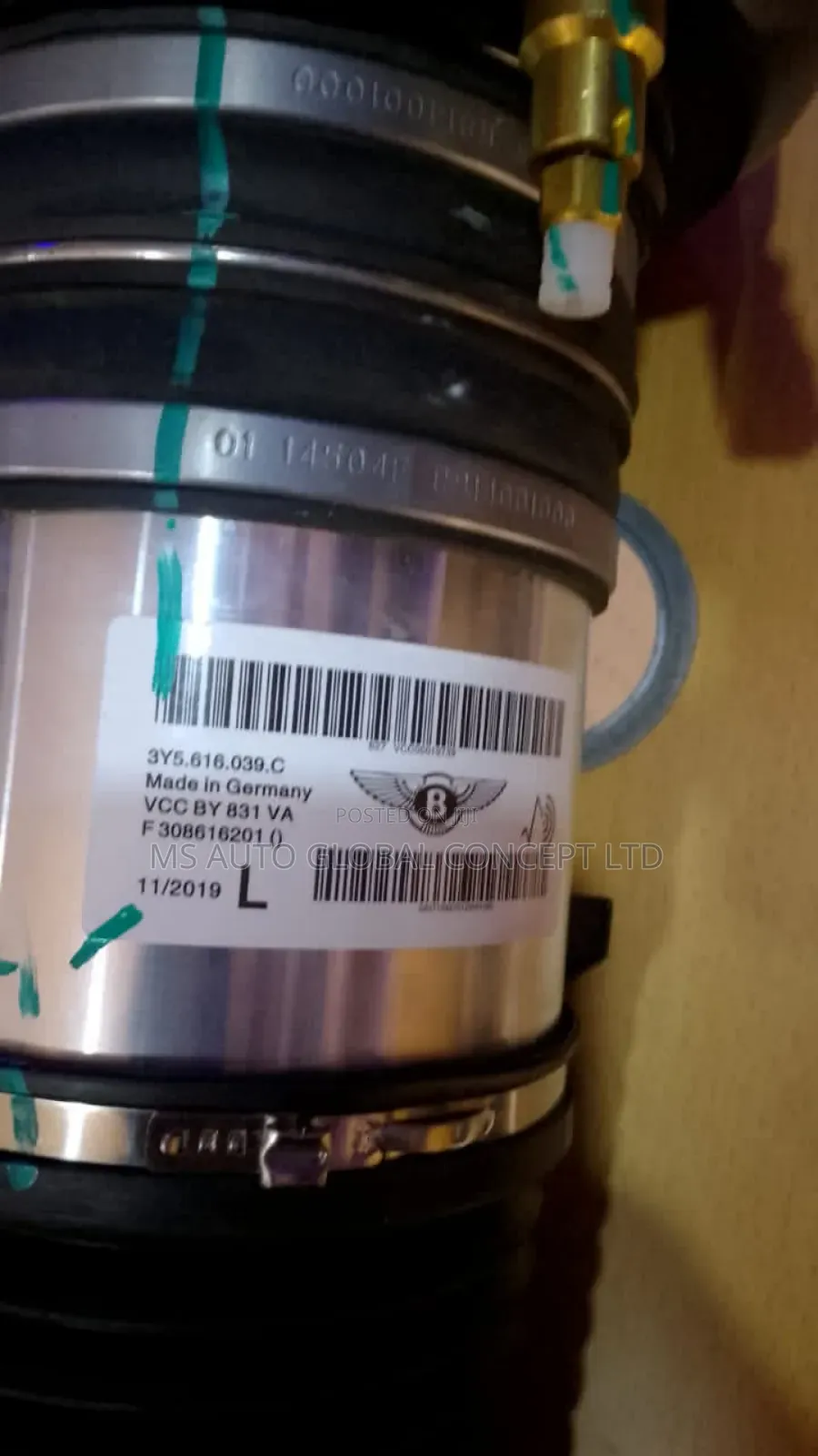 Bentley Muslanne Front Shock