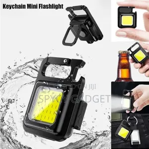 Cob Rechargeable Keychain Mini Light With Bottle Opener