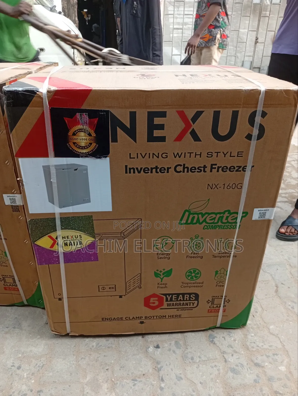 Nexus Inverter Chest Freezer 160l