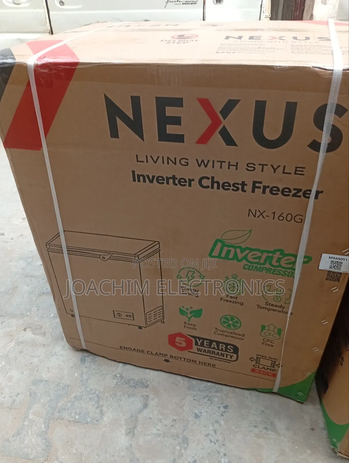 Nexus Inverter Chest Freezer 160l