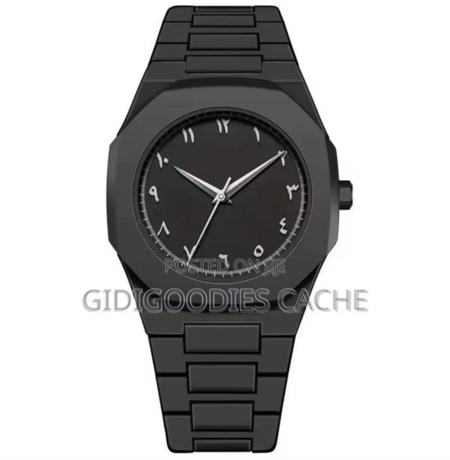 Black Valenzo Plastic Watch
