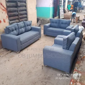 A Set of Simple Upholstery Sofa