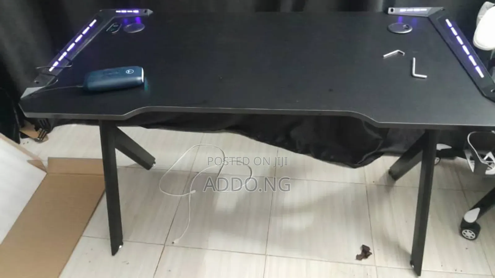 Gaming Desk With Led Lights 1.2 Meter