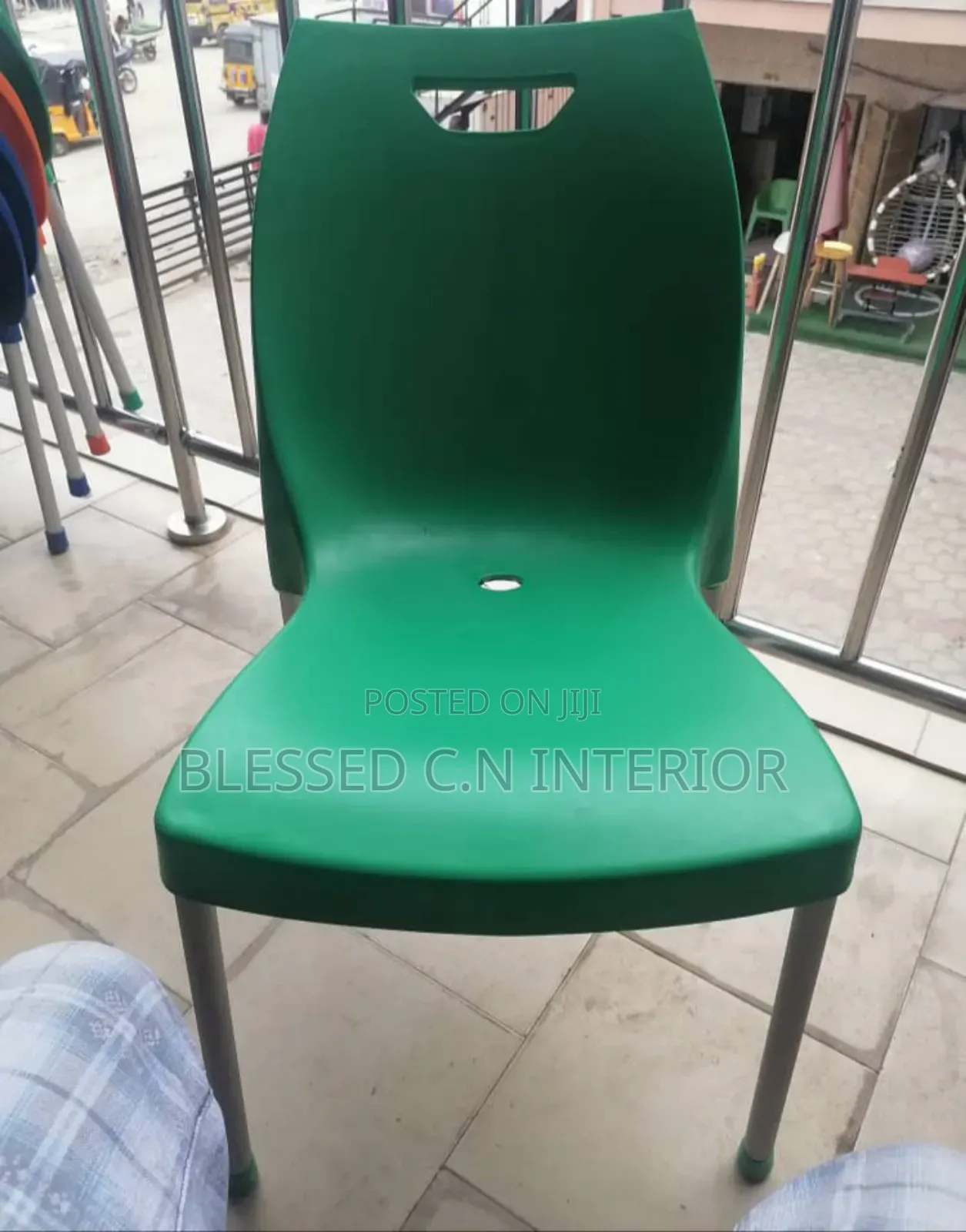 High Quality Armless Plastic Chair