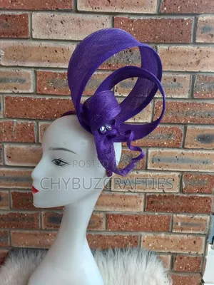 Purple Sinamy Facinator