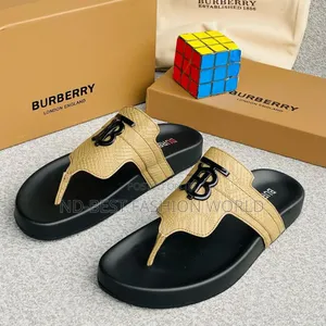 Burberry Leather Slippers