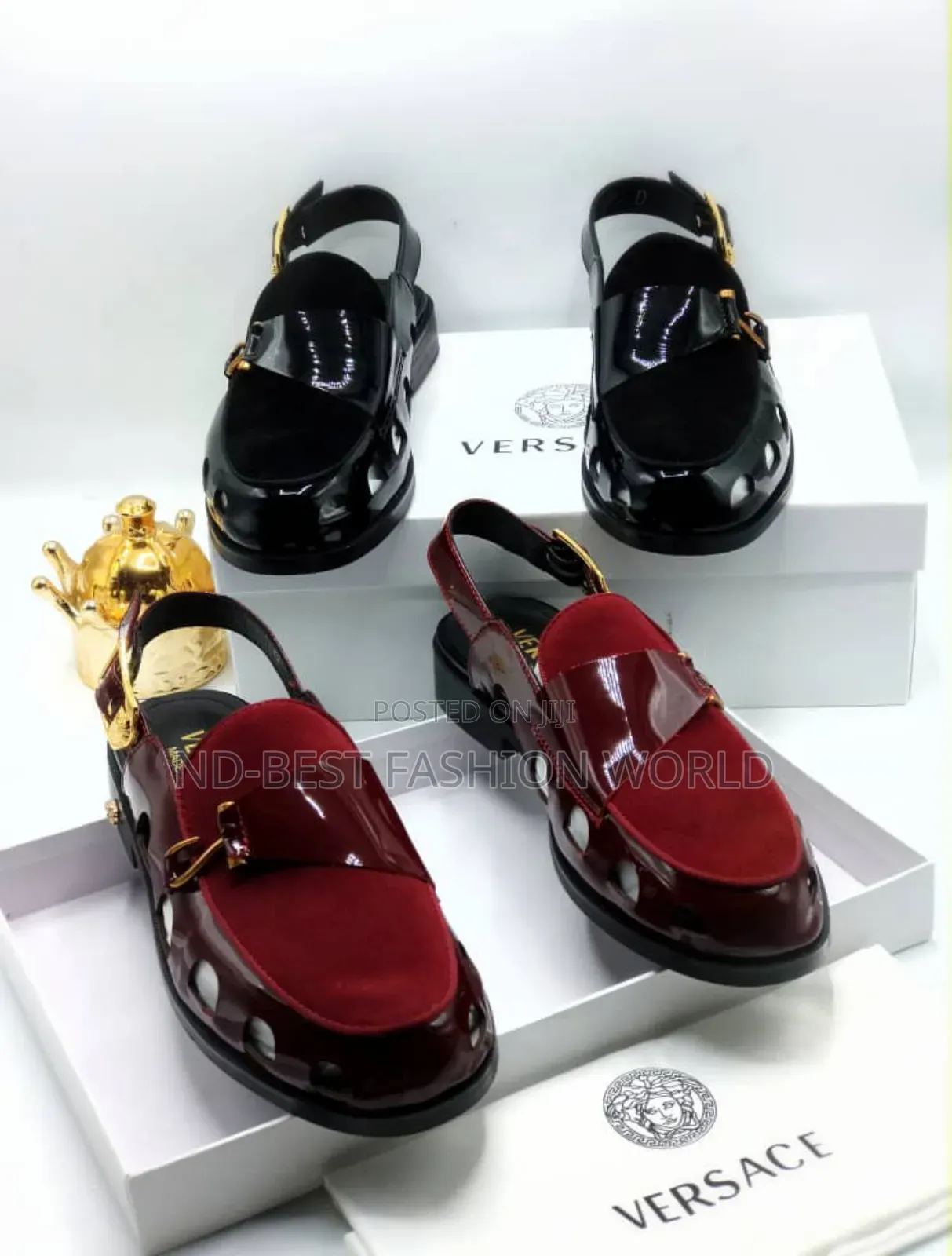 Versace Leather Sandals