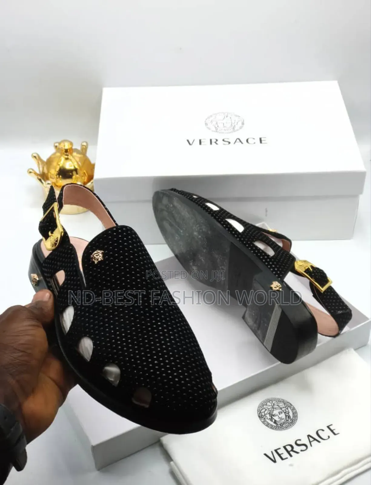 Versace Leather Sandals