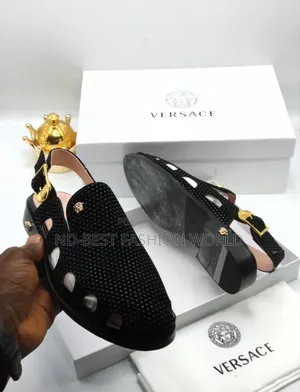 Versace Leather Sandals