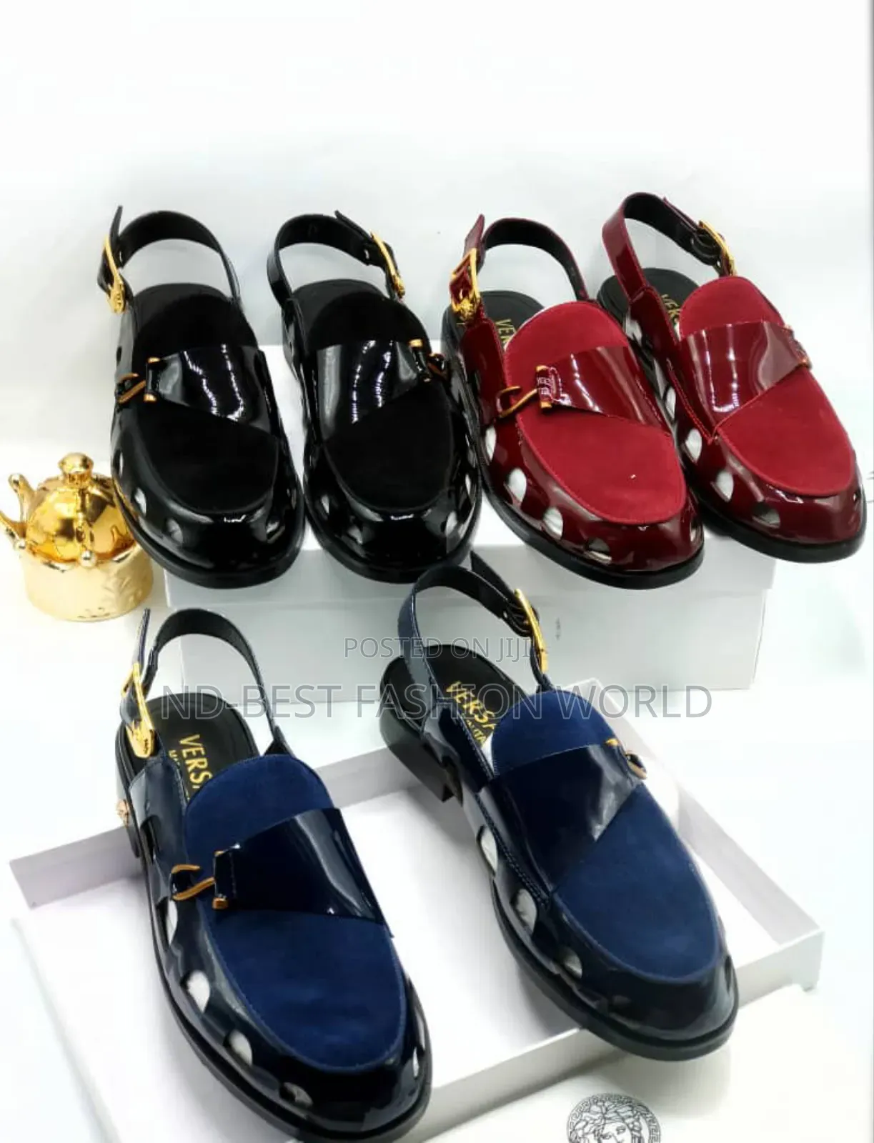 Versace Leather Sandals