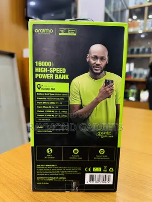 Oraimo Traveler 160 Opb-160d 16000mah Power Bank – Dual Usb Output