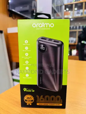 Oraimo Traveler 160 Opb-160d 16000mah Power Bank – Dual Usb Output