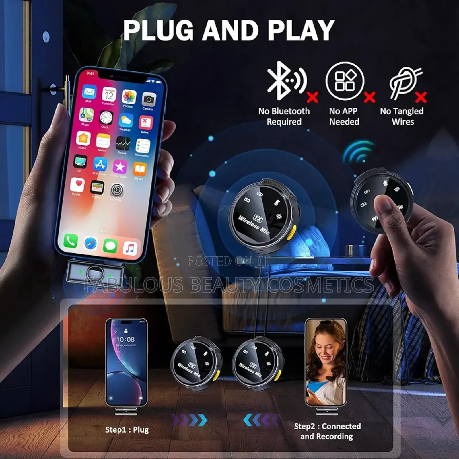 Wireless Microphone - Mobile Phone Microphone