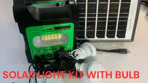 Solar Power Panel Light Kit 3*Led Bulb Power: 6v