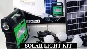 Solar Power Panel Light Kit 3*Led Bulb Power: 6v
