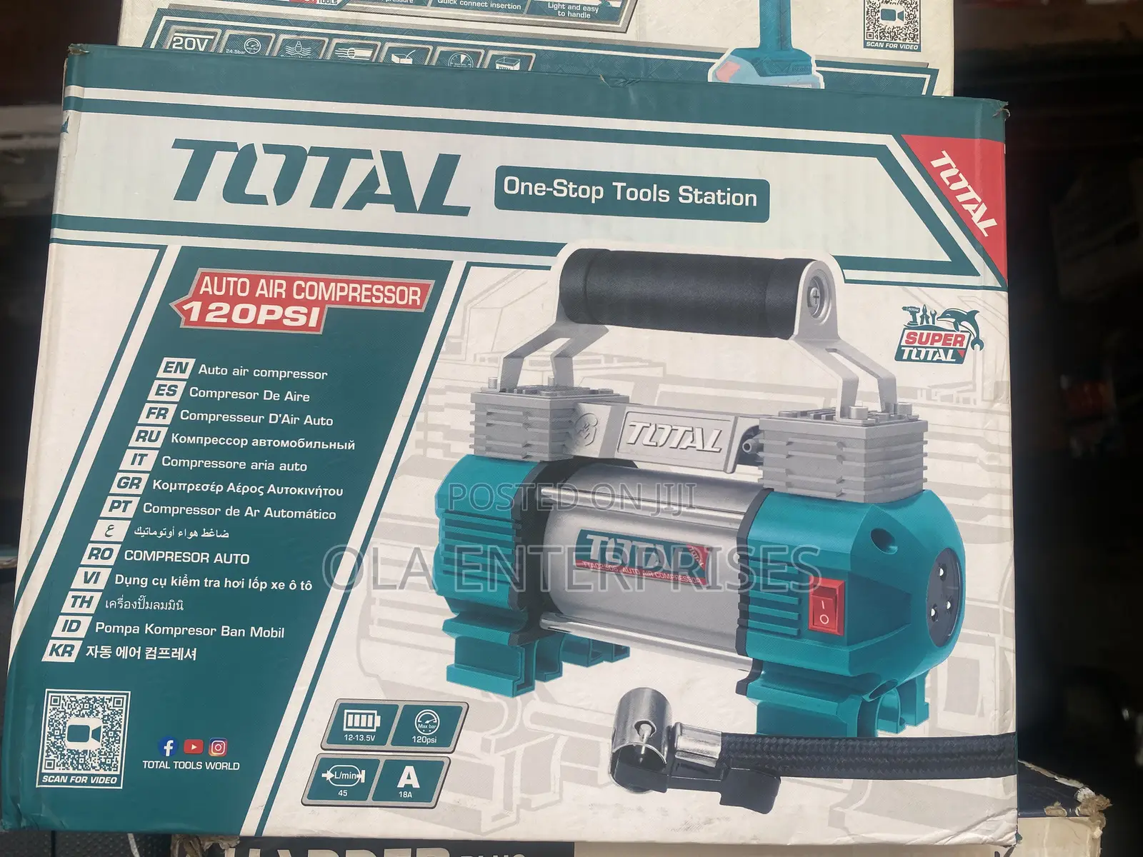 Total Auto Air Compressor 120psi