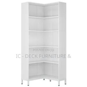 6-Tier L-Shaped Bookcase Corner Bookshelf