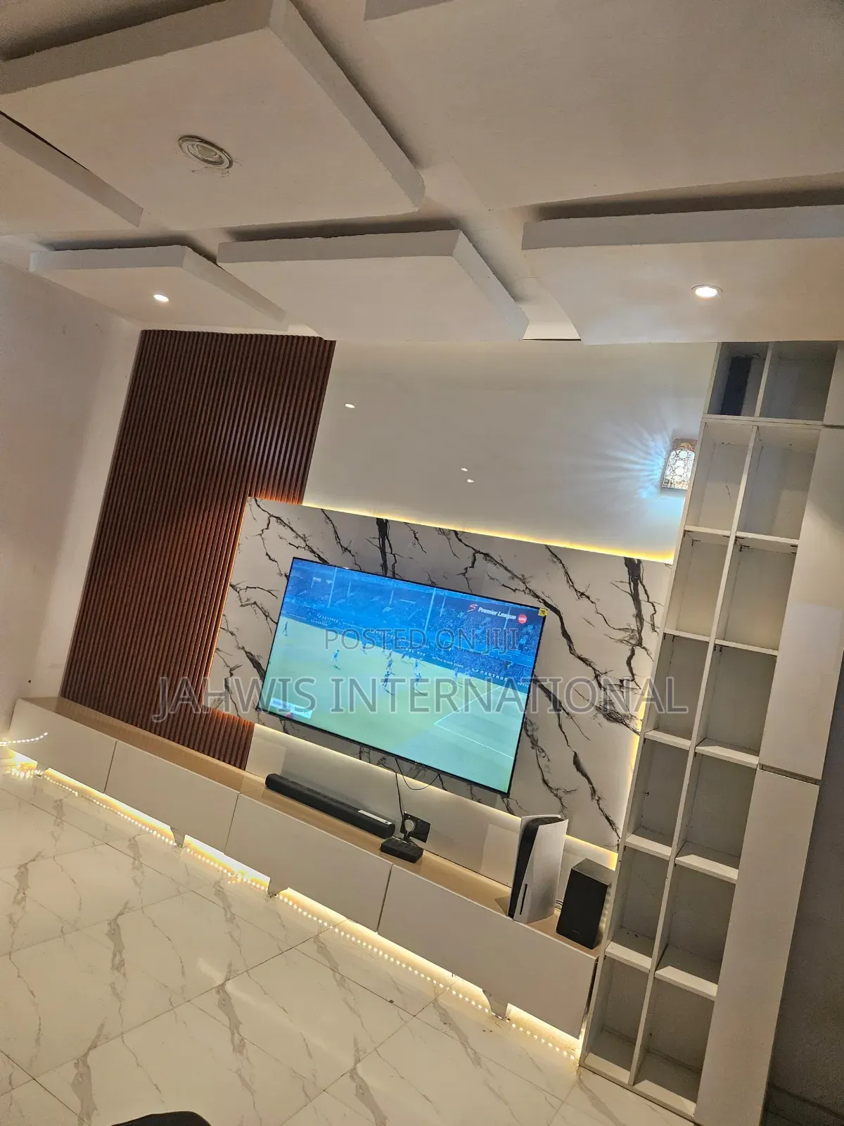 Beautiful 14ftby9.5ft Floating Television Stand