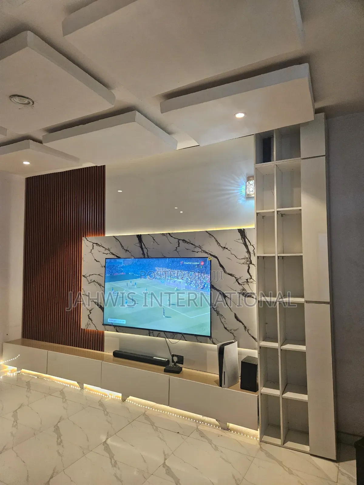 Beautiful 14ftby9.5ft Floating Television Stand