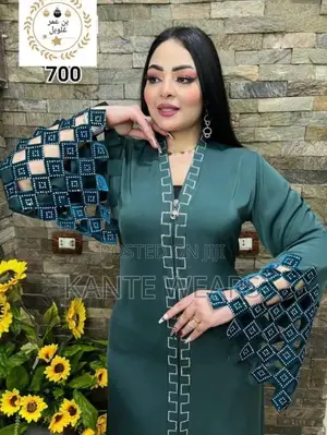 Crystallized Dubai Style Abaya