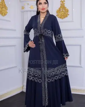 Crystallized Dubai Style Abaya