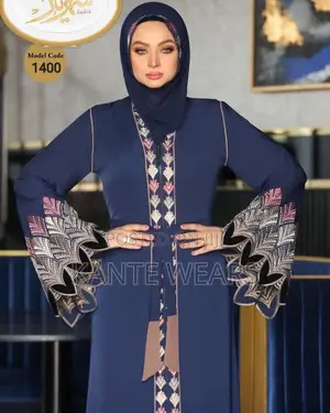 Crystallized Dubai Style Abaya