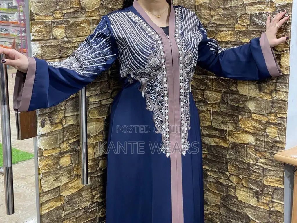 Crystallized Dubai Style Abaya