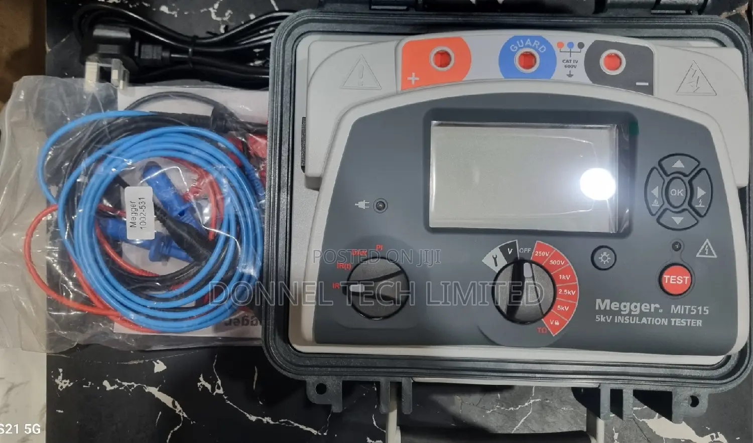 Mit515 5kv Megger Insulation Tester
