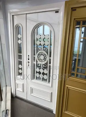 German Copper Glass Door