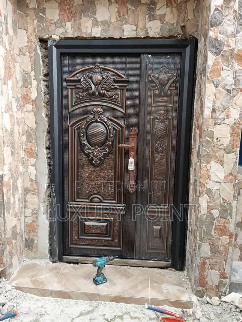 German Copper Door 4 By 7ft Complete Accessories