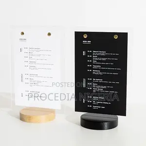 Round Base Wood Acrylic Glass Sign-Multipurpose