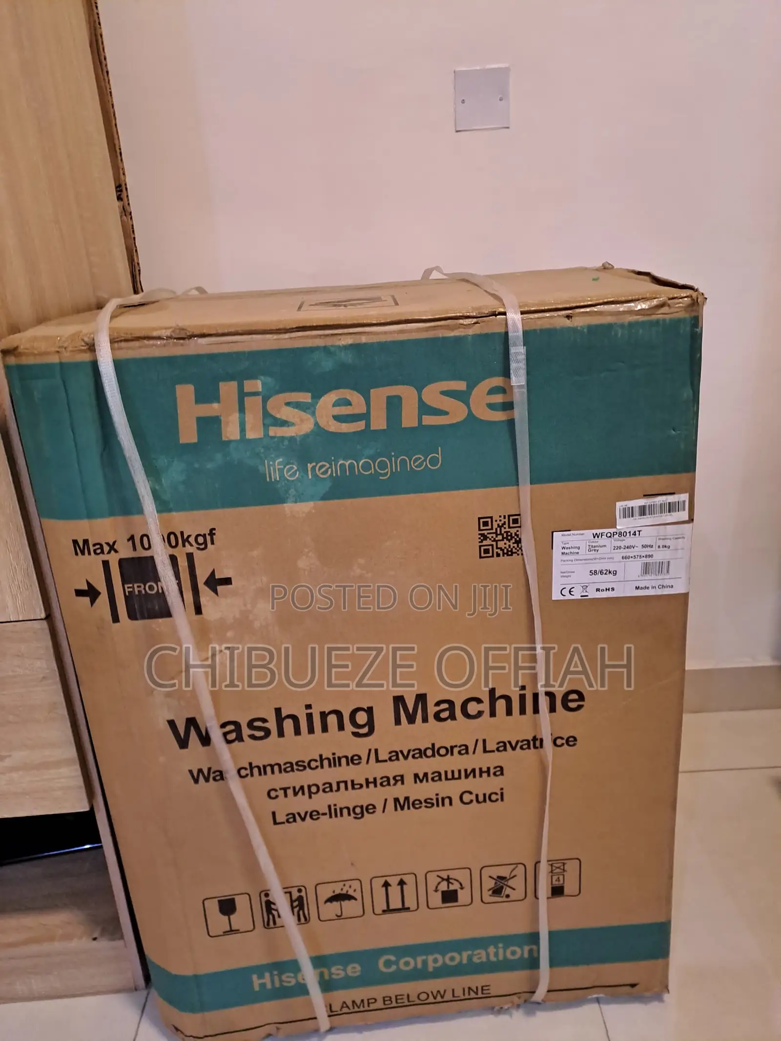 Hisense 8kg Automatic Washing Machine