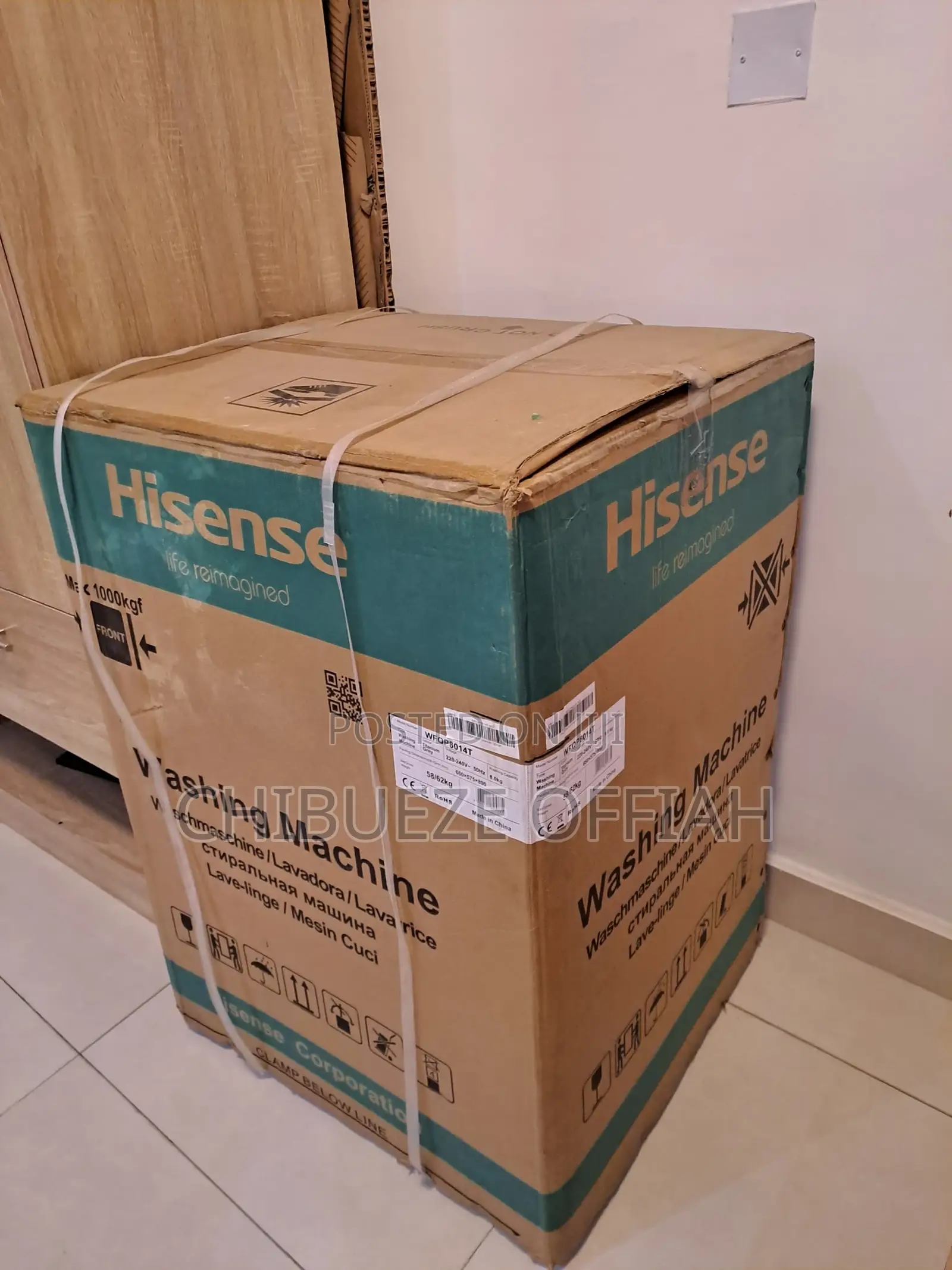 Hisense 8kg Automatic Washing Machine
