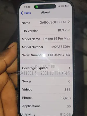 Apple iPhone 14 Pro Max 512 GB Gray