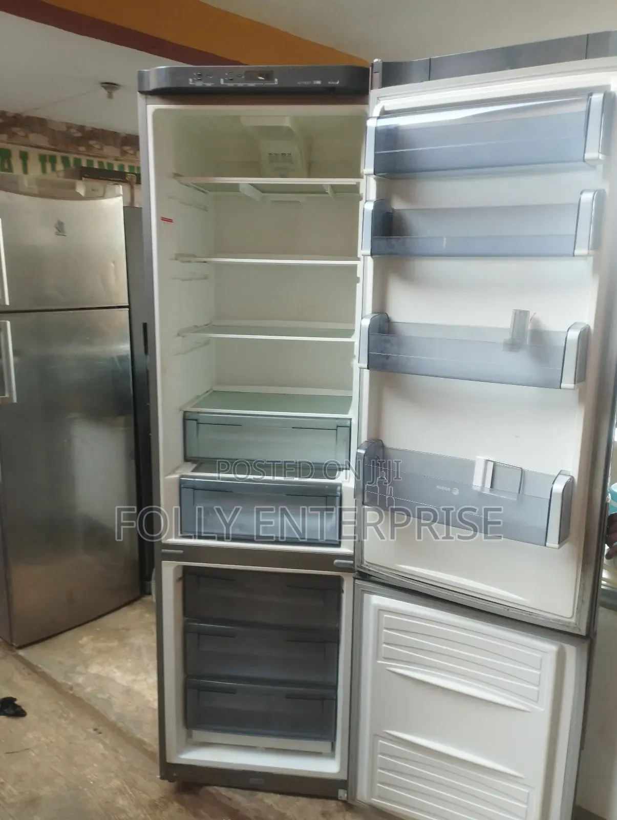 Bosch Grey Double Door Refrigerator