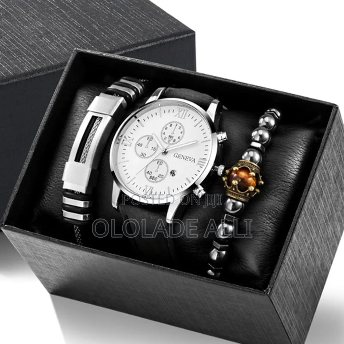 3 Slots Men Watch Box