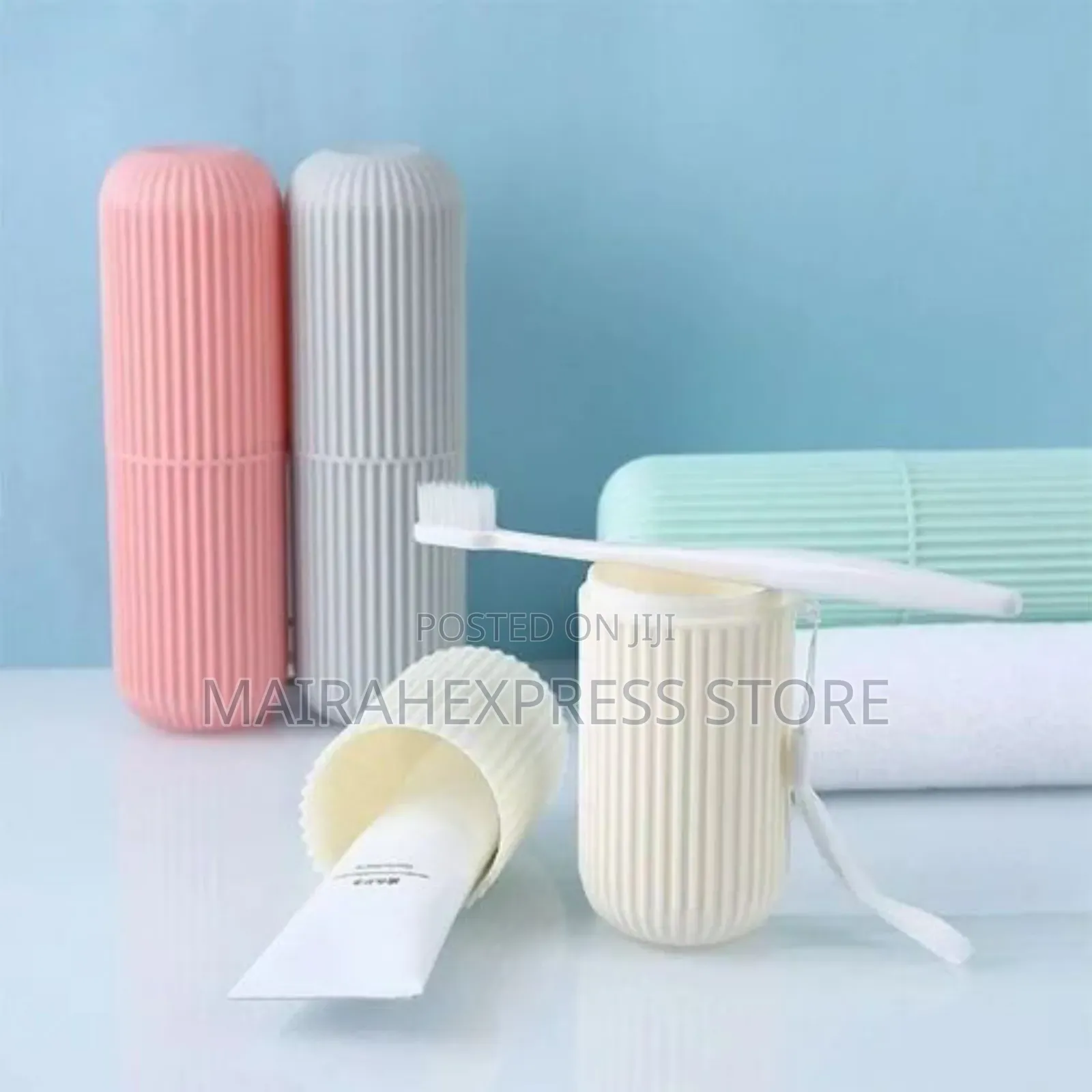 2sets Multi Function Toothpaste/Brush Travel Case Holder