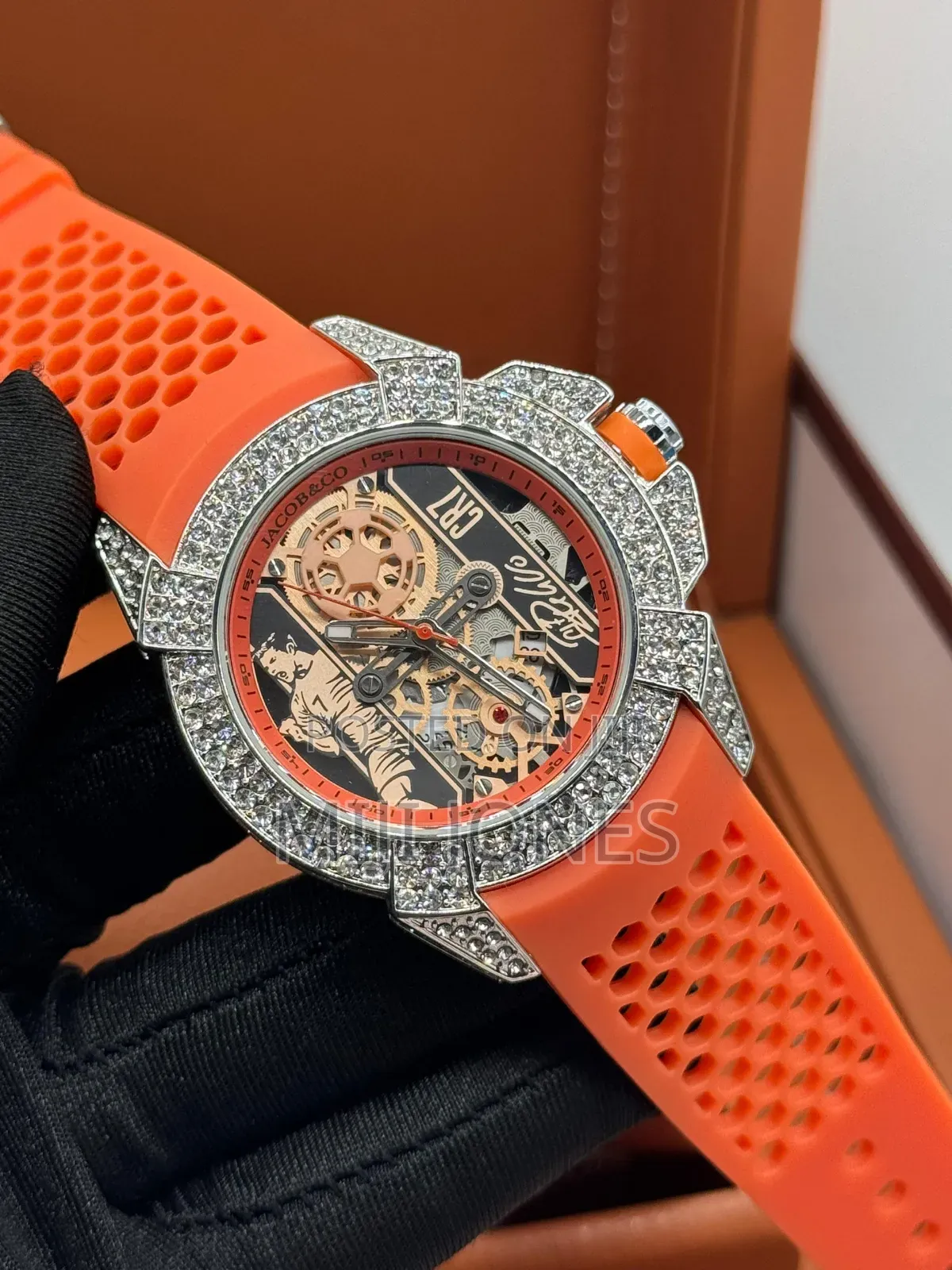 Jacob Co Cr7 Edition Replica Rubber Strap "