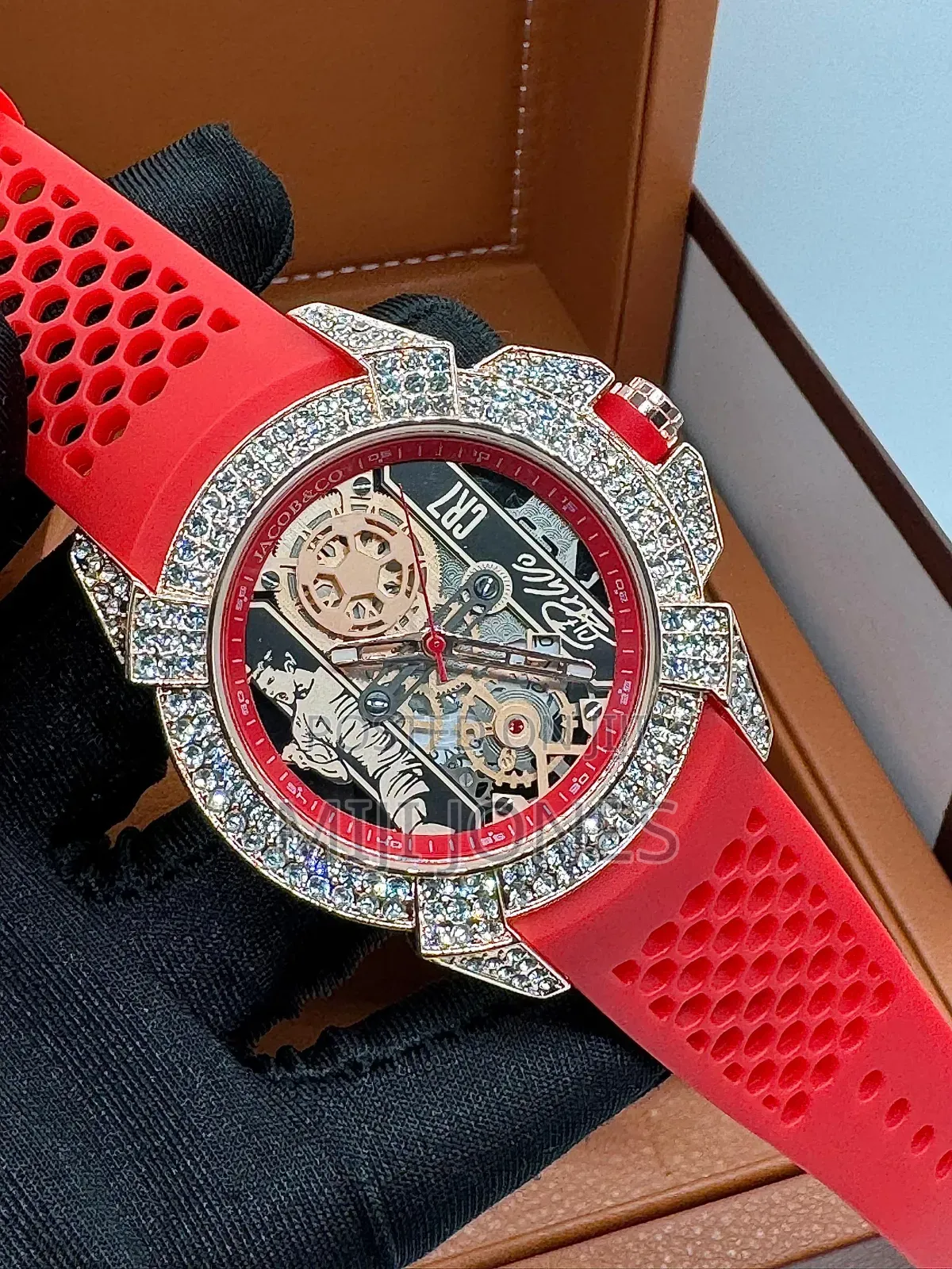 Jacob Co Cr7 Edition Replica Rubber Strap "