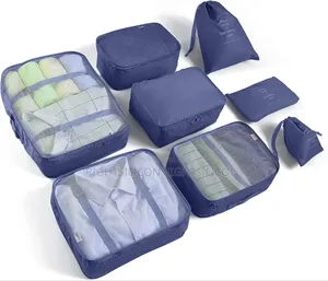 Usa 8 Set Packing Cubes for Suitcases Travel Luggage Packing