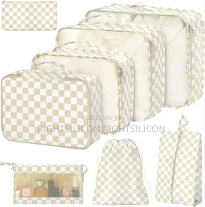 Usa 8 Set Packing Cubes for Suitcases,Packing Cube With Shoe