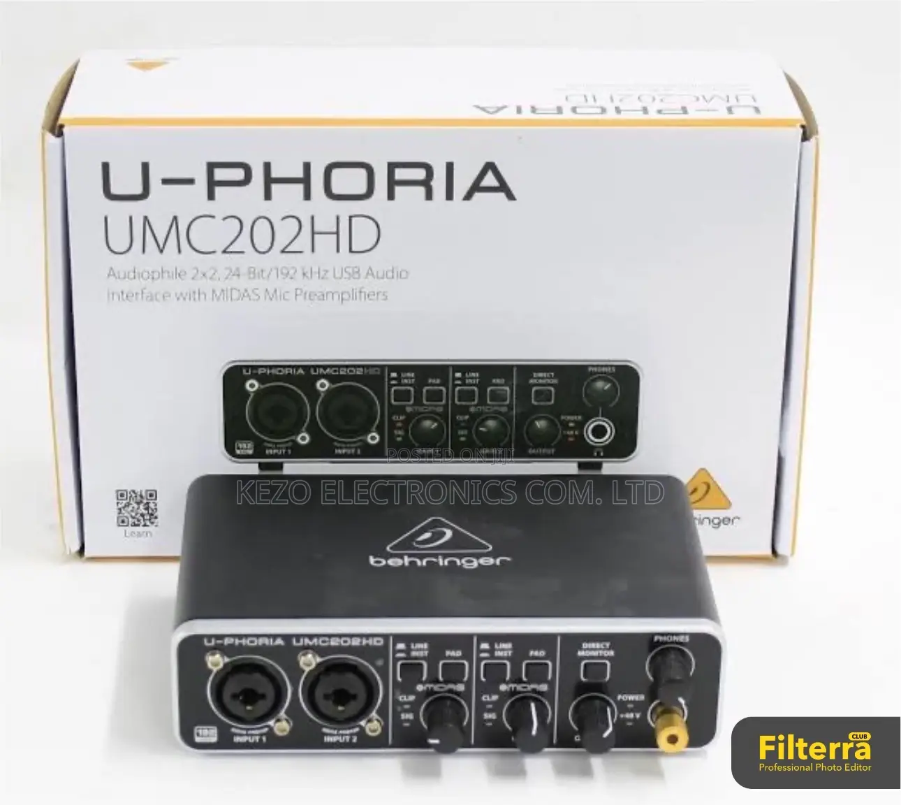 Behringer 202hd Audio Interface