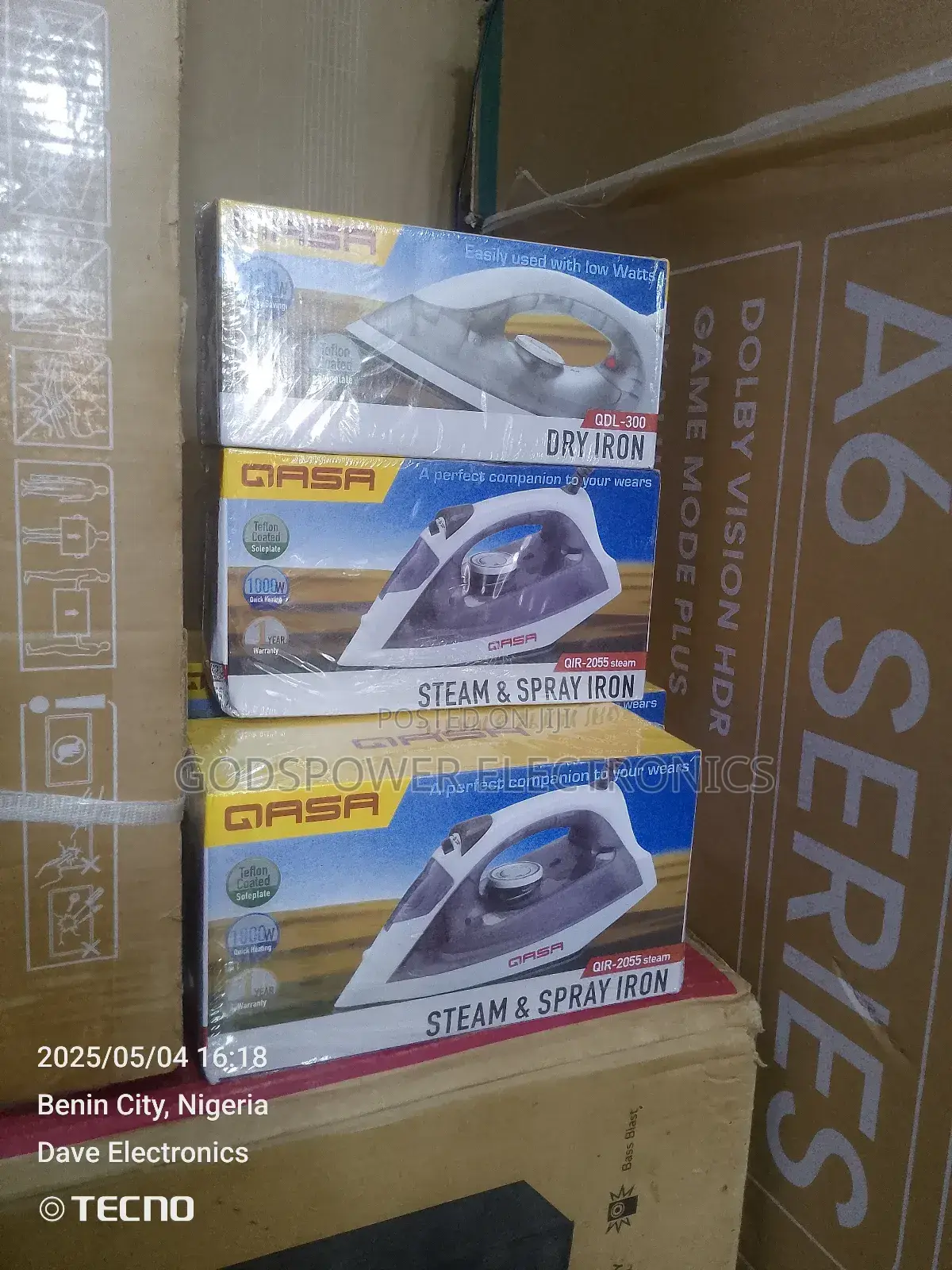 Qasa Electric Steam Iron