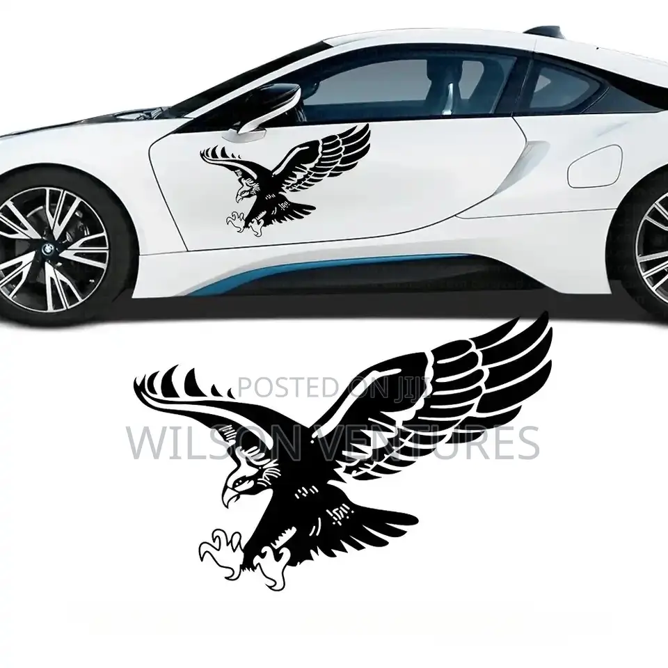 Car Side Eagle Decorative Sticker Decal